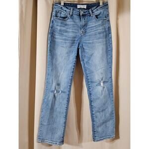 Risen Jeans size 7/28 straight cut style RDP5371 distressed